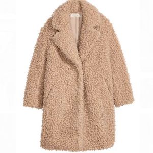 H&M teddy coat